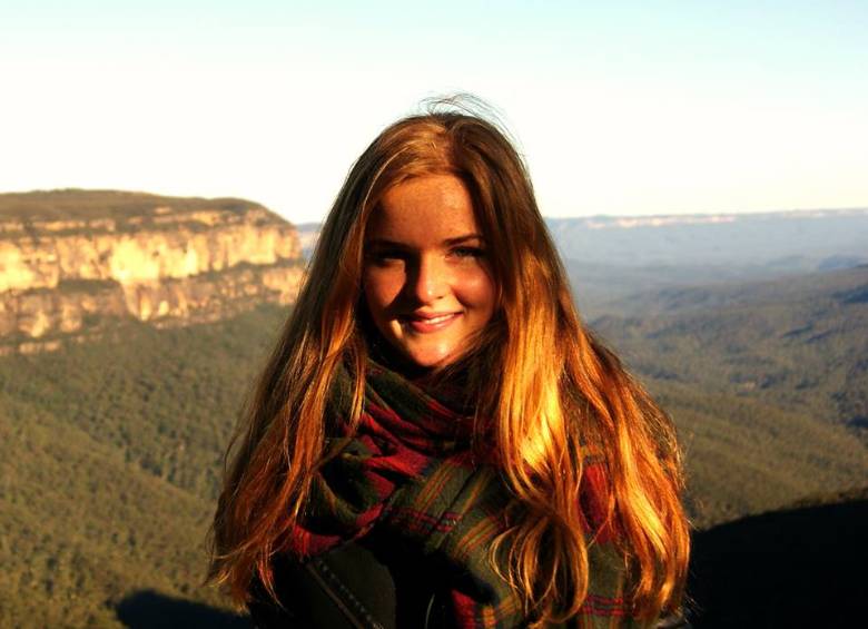 La ciudadana sueca, Julia Wendt, de 22 años de edad, lleva 10 días desaparecida en Medellín. FOTO CORTESÍA
