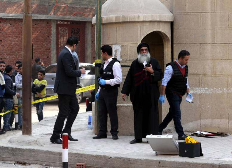 Al menos nueve personas fallecieron en un atentado contra una iglesia en Egipto. FOTO EFE