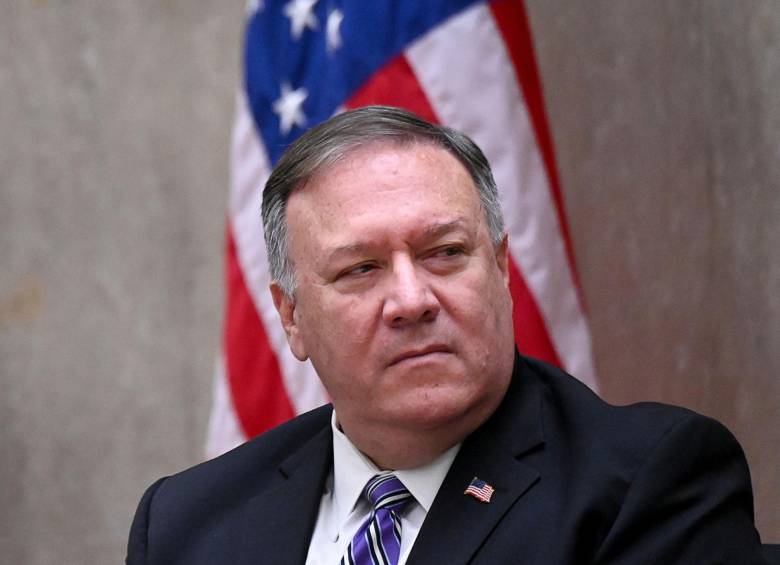 El secretario de Estado de Estados Unidos, Mike Pompeo. FOTO AFP