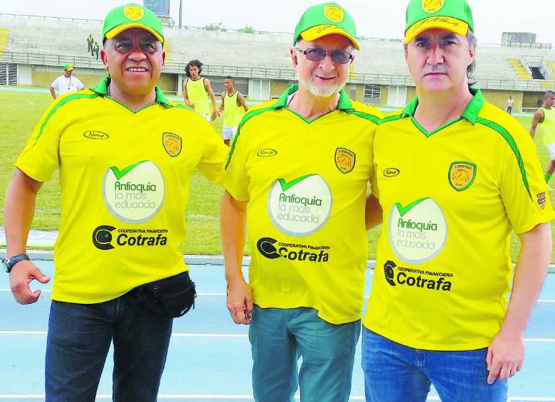 Luis Fajardo, Jaime Robledo y Carlos Murillo. FOTO jaime herrera 