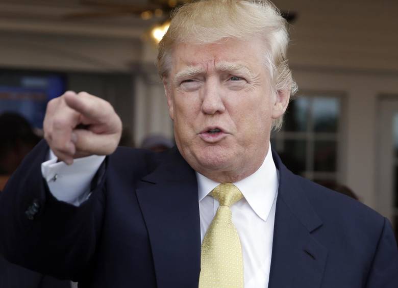 El precandidato presidencial republicano Donald Trump dijo que “el gobierno mexicano está obligando a que su gente más indeseable venga a Estados Unidos”. FOTO AP