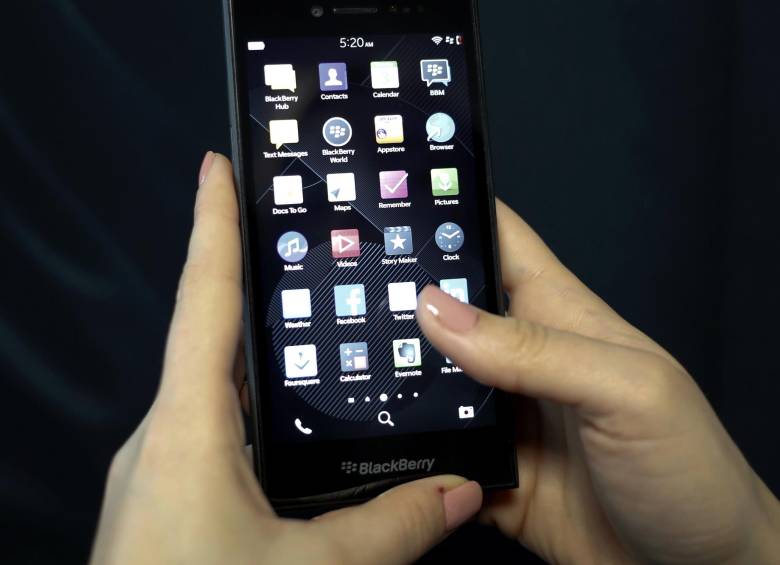 El Blackberry Leap reemplazará al dispositivo Z3 lanzado hace un año. FOTO Reuters