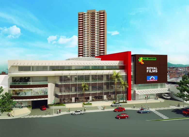 Plaza Arrayanes se construye en la glorieta de Pilsen (Itagüí) FOTOS CORTESÍA DE LOS PROYECTOS