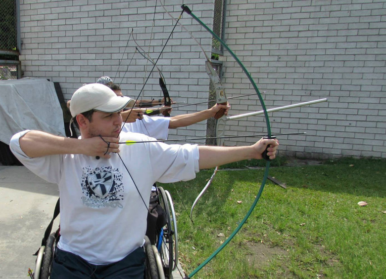 Las competencias en tiro con arco se deben hacer entre deportistas con un tipo y grado de discapacidad similar. FOTO Cortesía