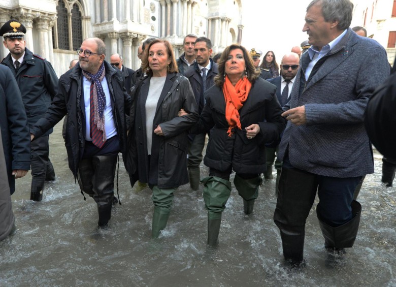 Venecia está devastada, los daños por inundaciones superan los 1.000 millones de euros. AFP