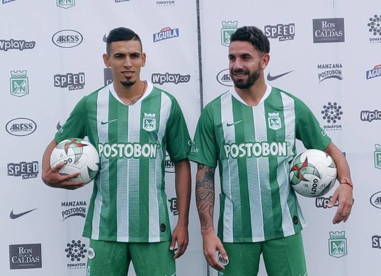 Los dos nuevos valores del cuadro paisa: Daniel Muñoz y Patricio Cucchi. FOTO TWITTER DE NACIONAL