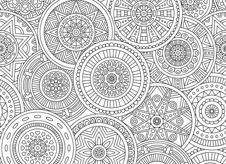 Mandalas, una pausa en el trabajo