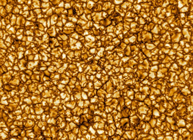 El telescopio solar más grande que existe revela las primeras imágenes detalladas del Sol. FOTO NSO/AURA/NSF