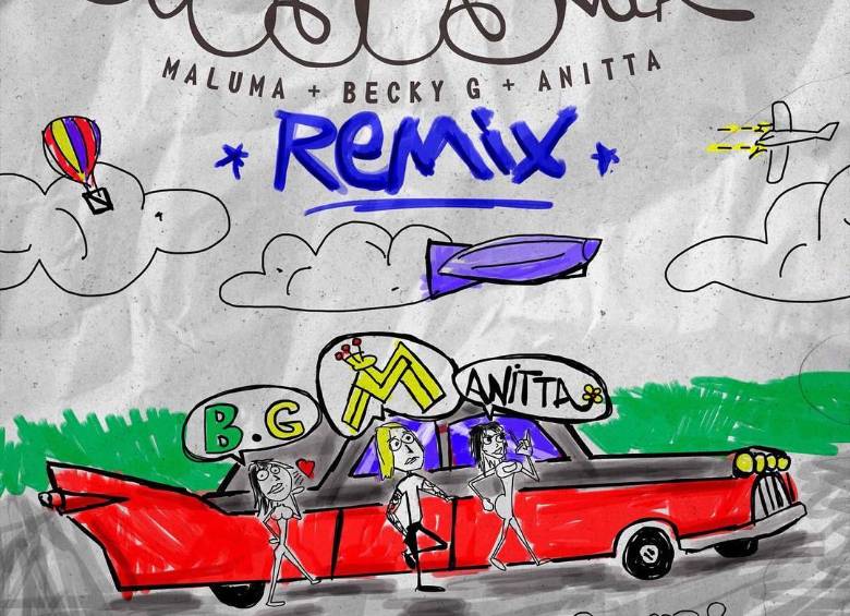 Las imágenes del video son una animación de los dibujos de Romeo, primo de diez años de Maluma. Foto: Instagram Maluma