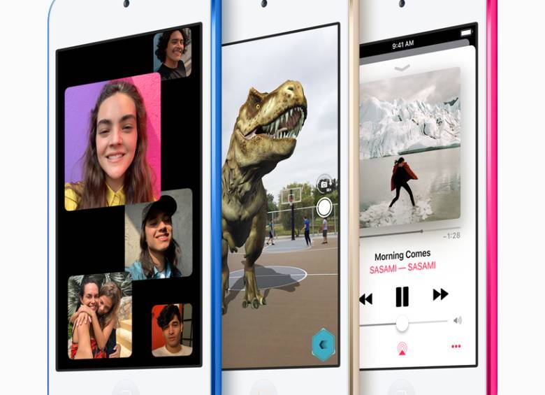 Respetando el diseño tradicional, regresa el iPod Touch. FOTO APPLE