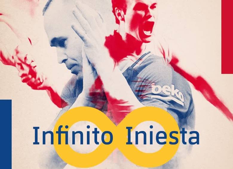 Con esta imagen el Barcelona le rinde homenaje a Andrés Iniesta, quien anunció su retiro del fútbol. FOTO TOMADA DEL FC BARCELONA