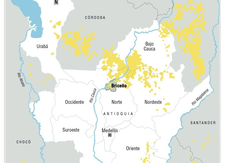 Briceño, municipio minado de coca