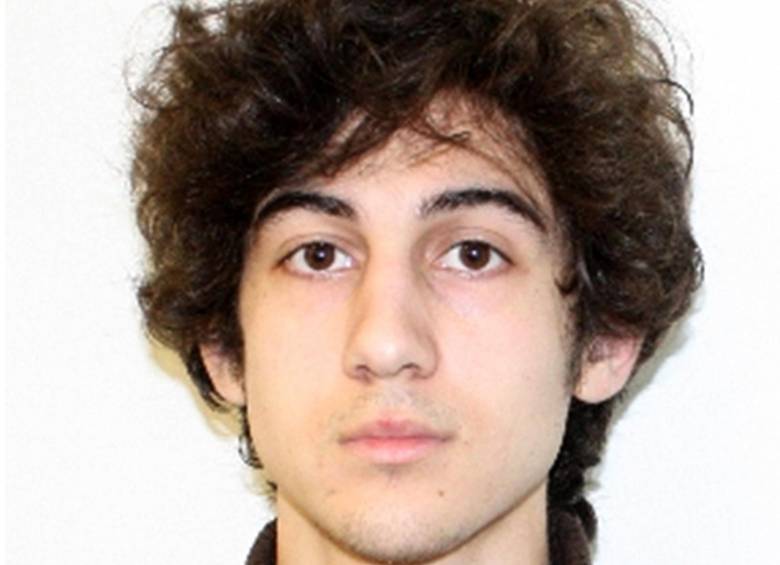 Dzhokhar Tsarnaev, acusado de colocar en 2013 junto a su hermano dos bombas caseras. FOTO AFP. 