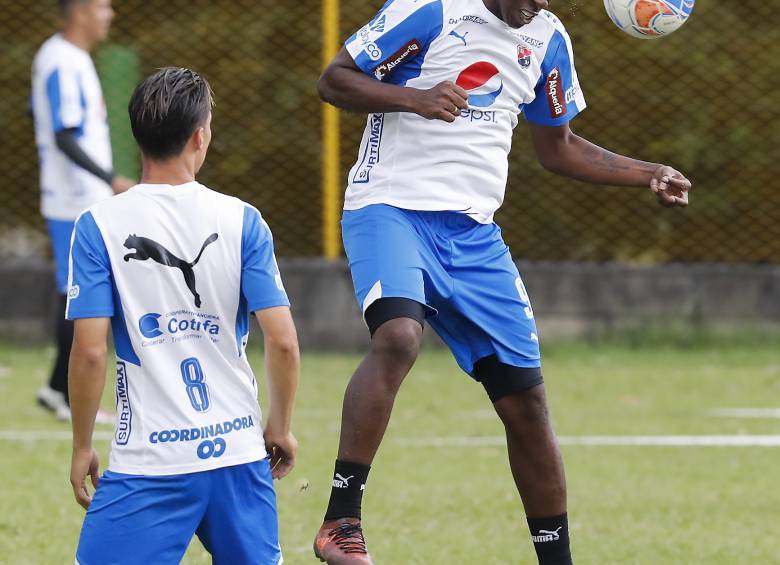 Juan F. Caicedo es el goleador del DIM con 4 tantos. Germán Cano, Leo Castro y Rivaldo Correa, otras opciones. FOTO Manuel Saldarriaga 