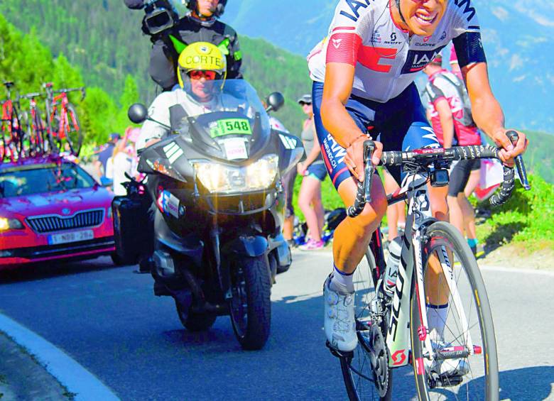 Pantano fue uno de los grandes animadores del Tour, aplausos para País, quien se cotizó más en la carrera francesa. FOTO AP