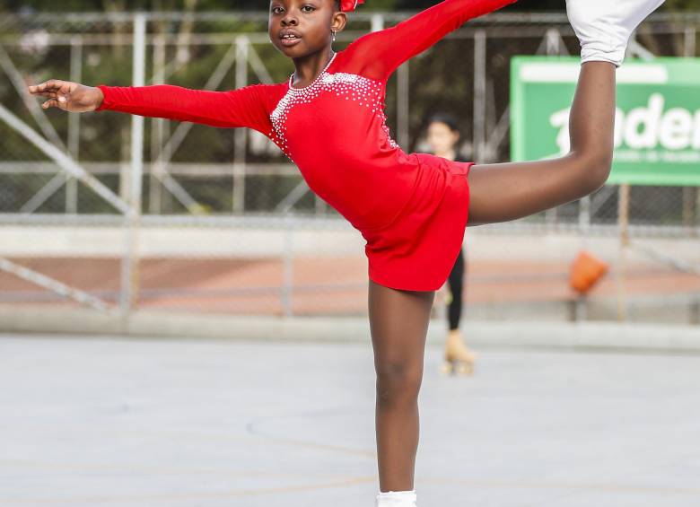 Samantha, joya paisa del patinaje artístico