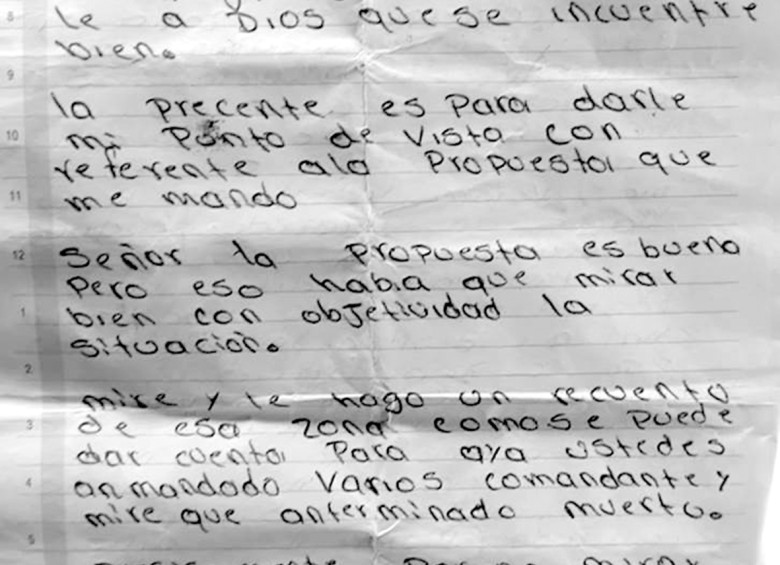 Cartas de “los Urabeños” revelan intención de llegar al Catatumbo