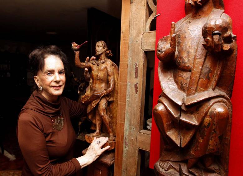 La poeta Olga Elena Mattei es Premio Internacional de Poesía Café Marfil, de Madrid, 1974. Foto MANUEL SALDARRIAGA