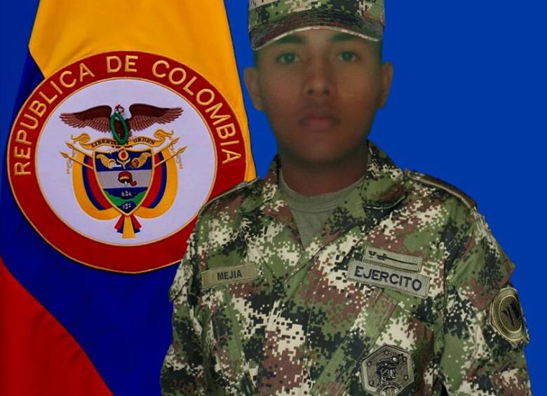 El soldado regular Luis Arturo Mejía Zumaque. foto: Cortesía.
