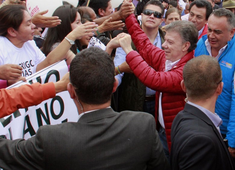 En el 2014 Juan Manuel Santos fue avalado por los partidos La U y Cambio RCOLPRENSA