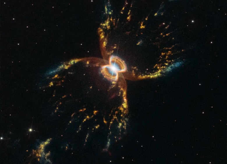 La foto de la Nebulosa del Cangrejo del Sur. Foto Hubble