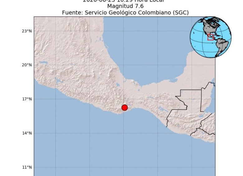 Confirman cuatro muertos por sismo de magnitud 7.5 en México