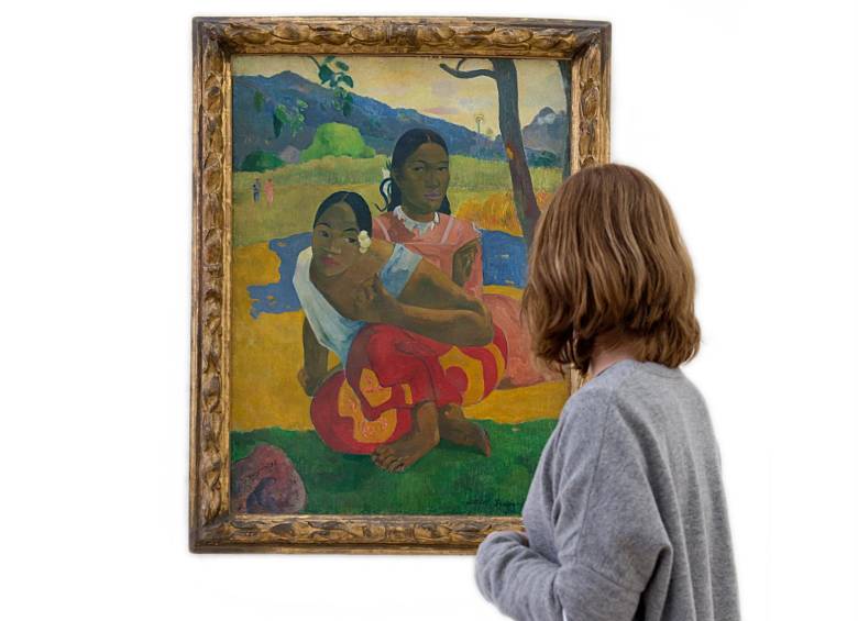 Nafea Faa Ipoipo pertenece a la serie de mujeres taitianas que el Gauguin realizó en la etapa más reconocible y famosa de su carrera. FOTO ap