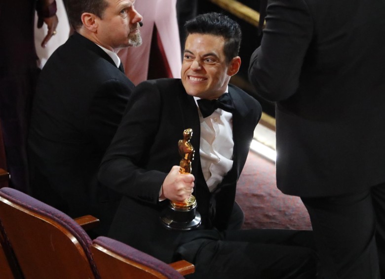 Rami Malek se llevó el premio a Mejor actor por Bohemian Rhapsody. FOTO Reuters