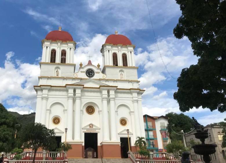 Basílica Menor Nuestra Señora de la Asunción, emblema local. FOTO CORTESÍA ALCALDÍA DE SOPETRÁN