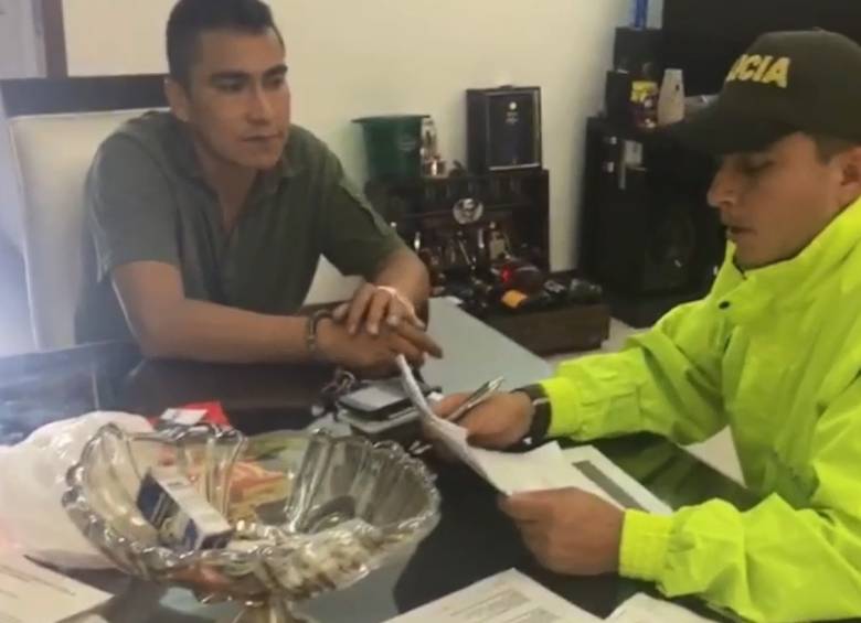 Alias “Román”, capturado con fines de extradición en la segunda fase de la Operación Perla del Pacífico. FOTO: Cortesía de la Dijín. 