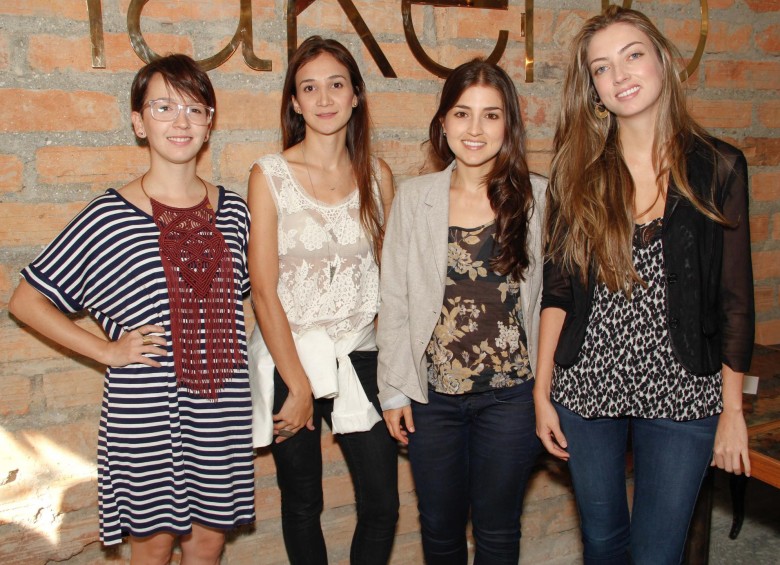 Valentina Orrego, María Paulina Posada, Mariana Correa y María José Jaramillo. Foto Cámara Lúcida.