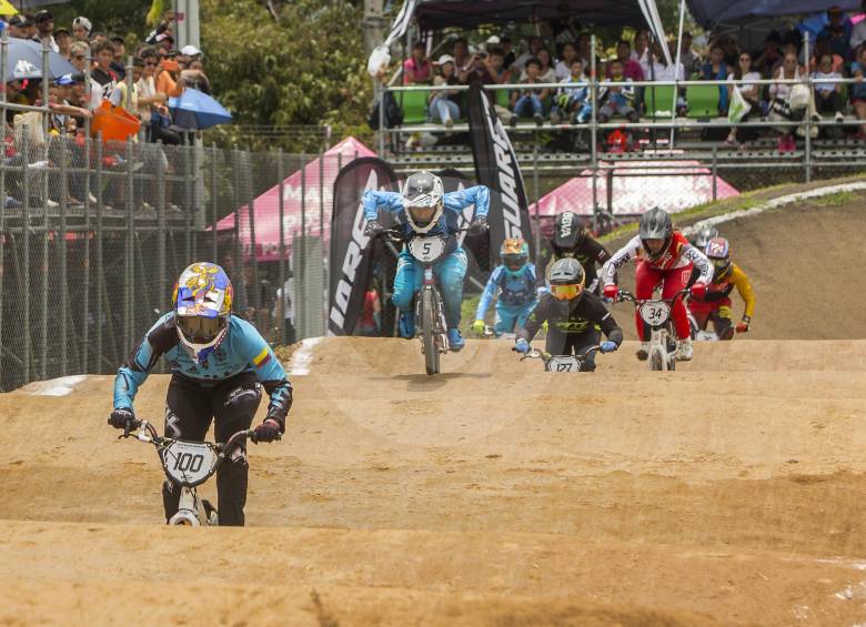 La bicicrosista Mariana Pajón (100) suma siete victorias en la presente temporada. Su nivel impresiona. FOTO CAMILO SUÁREZ
