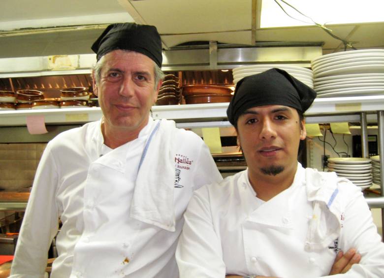 Anthony Bourdain fue mentor y amigo de Carlos Llaguno. FOTO AP