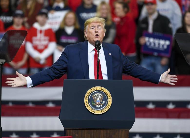 Presidente de Estados Unidos, Donald Trump. FOTO: EFE