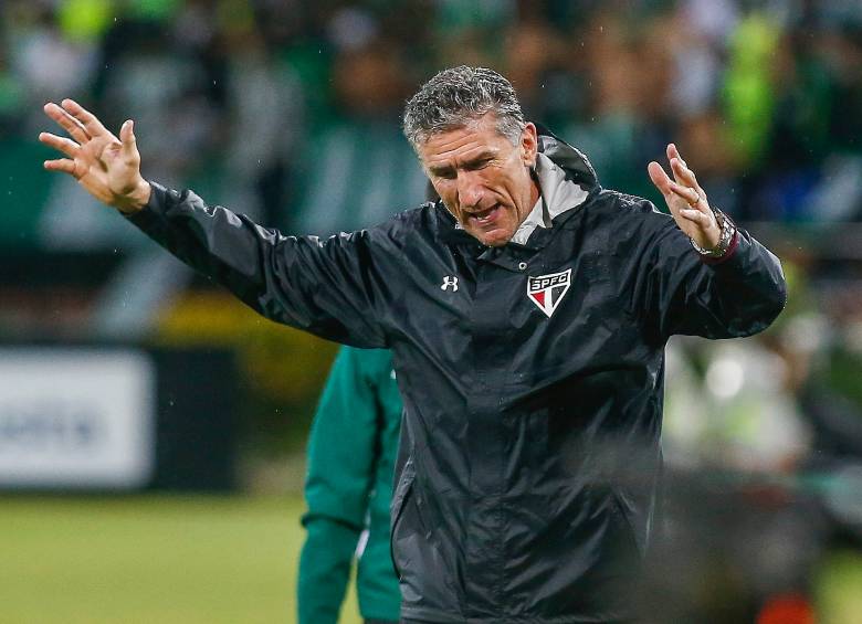 El Patón Bauza ha pasado por los banquillos del Sao Paulo y la Liga de Quito. FOTO ROBINSON SÁENZ