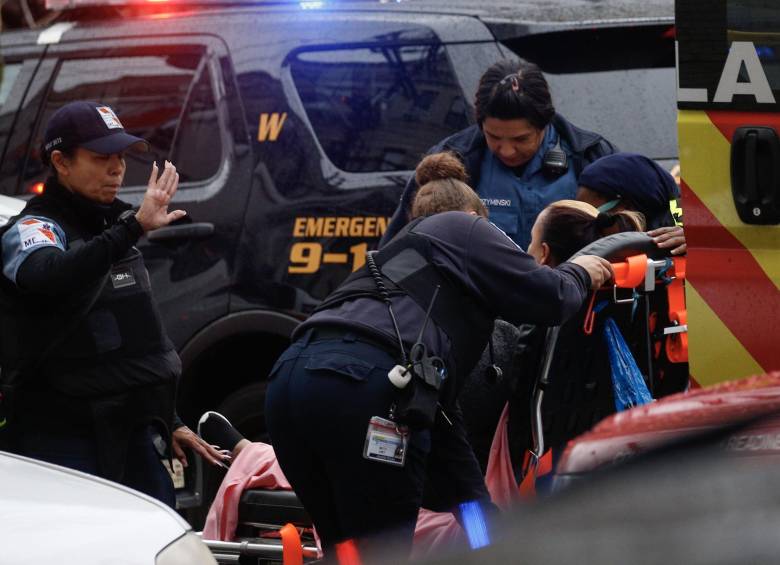 Tiroteo en Jersey. FOTO: AFP