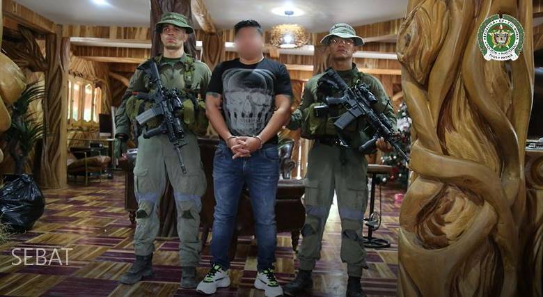 Alias Llanero. FOTO CORTESÍA POLICÍA