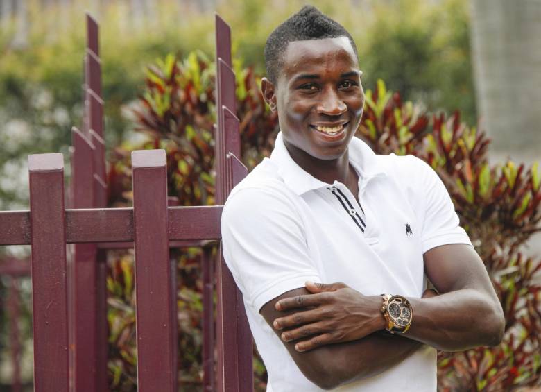 Yorleys Mena, delantero del Medellín. FOTO mario valencia