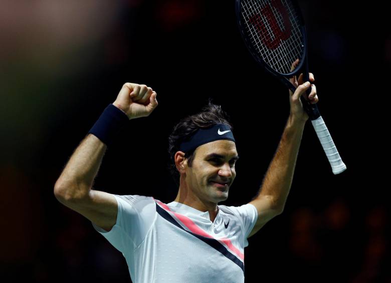 Roger Federer, campeón en ATP de Rotterdam. FOTO REUTERS