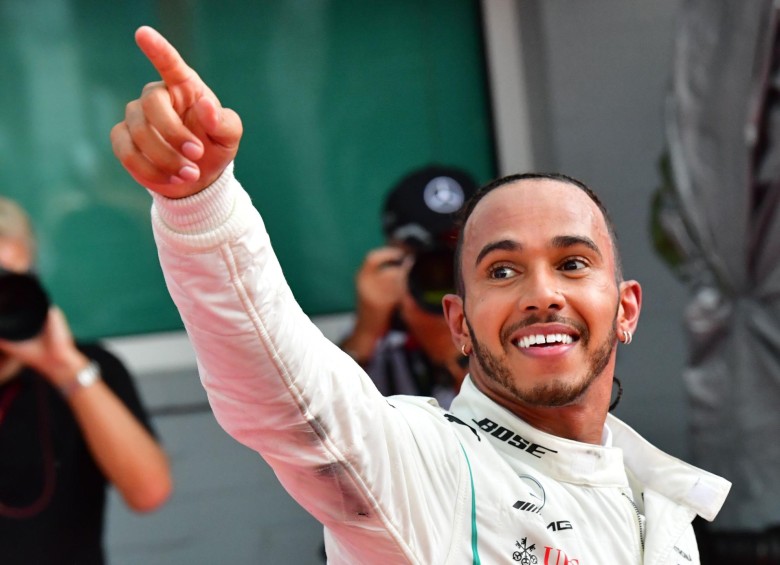 Hamilton logró su victoria 66 en F1. FOTO AFP