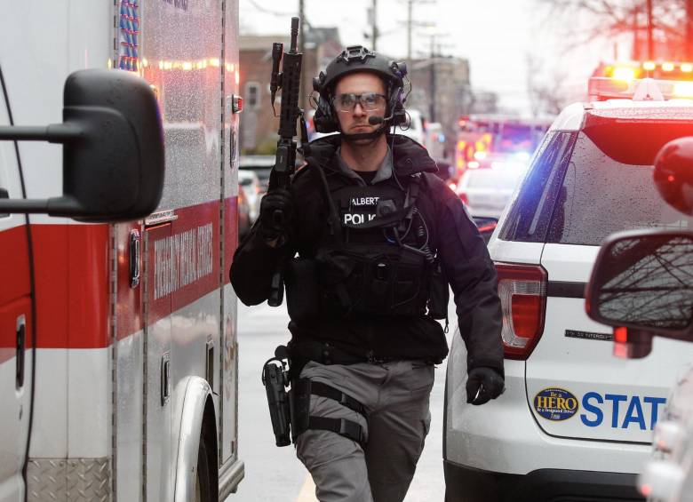 Tiroteo en Jersey. FOTO: AFP