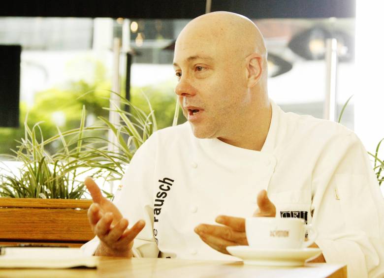 Jorge Rausch, chef colombiano. FOTO: MARIO VALENCIA