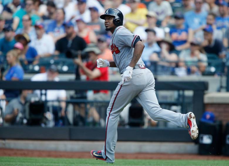 Julio Teherán necesitó 178 partidos, desde cuando debutó, en 2011, para anotar un jonrón en Grandes Ligas. FOTO AFP 