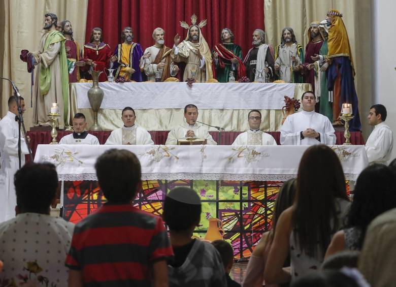 Imagen de laültima Cena con la que se abre este Jueves Santo el Triduo Sacro, los tres días para recordar la muerte y resurrección de Jesús. FOTO EL COLOMBIANO