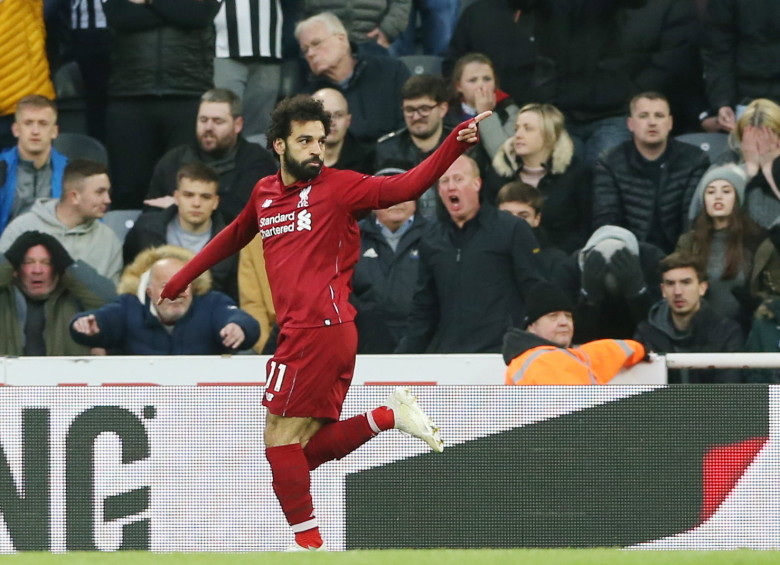 Mohamed Salah, delantero del Liverpool. Foto: EFE