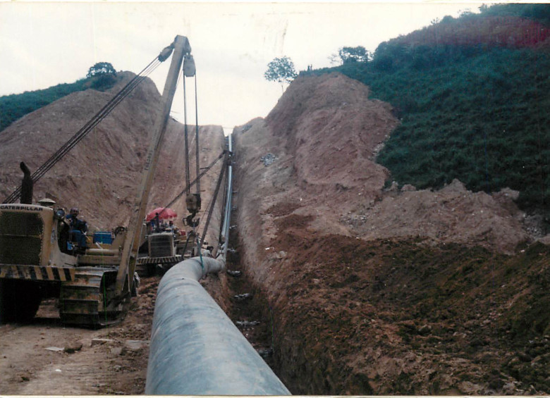 La empresa italoargentina Sicim en la actualidad construye parte del primer tramo del Oleoducto Bicentenario. FOTO archivo