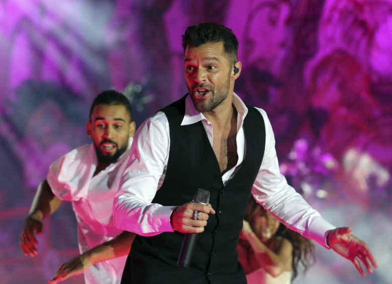 Las declaraciones las dio Ricky Martin quien actuará esta noche en Madrid en medio de su gira One World Tour. FOTO AP