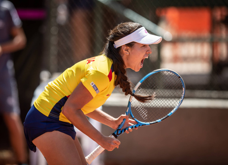 María Camila Osorio, raqueta número uno de Colombia. FOTO TOMADA DE TWITTER @FedCup_es
