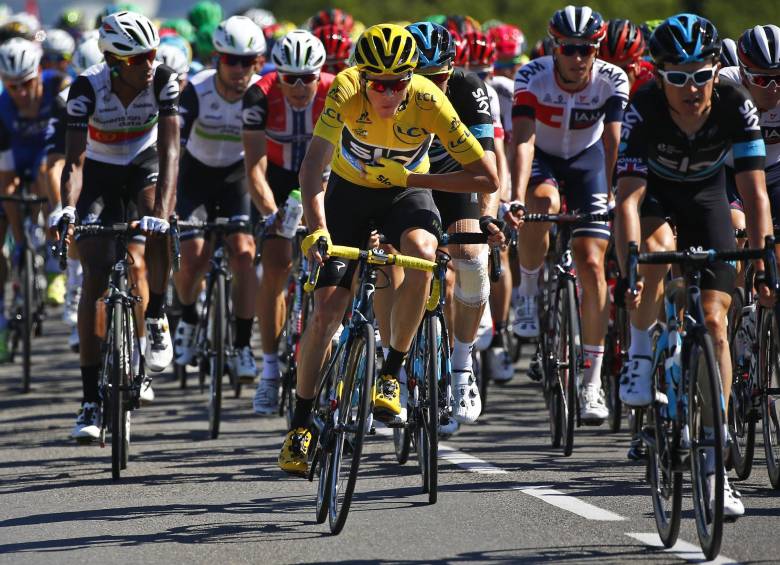 Chris Froom, líder del Tour de Francia. FOTO: AP