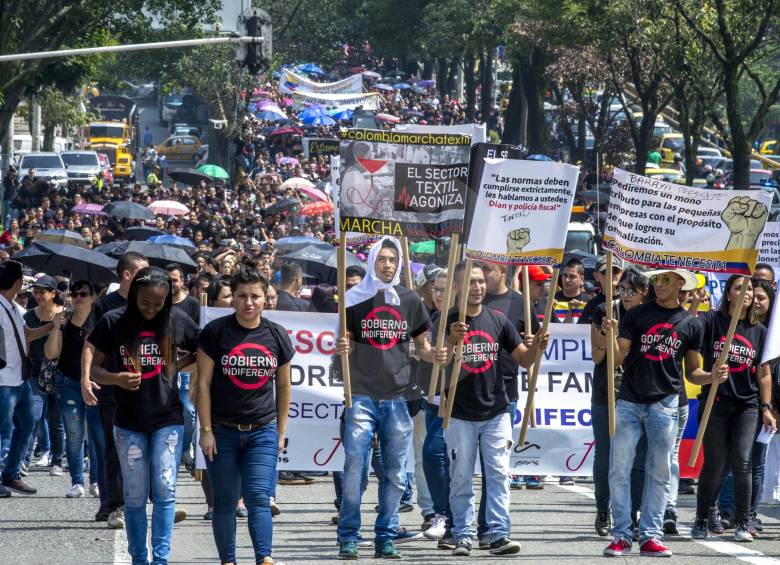 Los organizadores de la protesta anunciaron que la repetirán cada 20 días, si no hay respuestas oficiales. FOTO Juan Antonio Sánchez